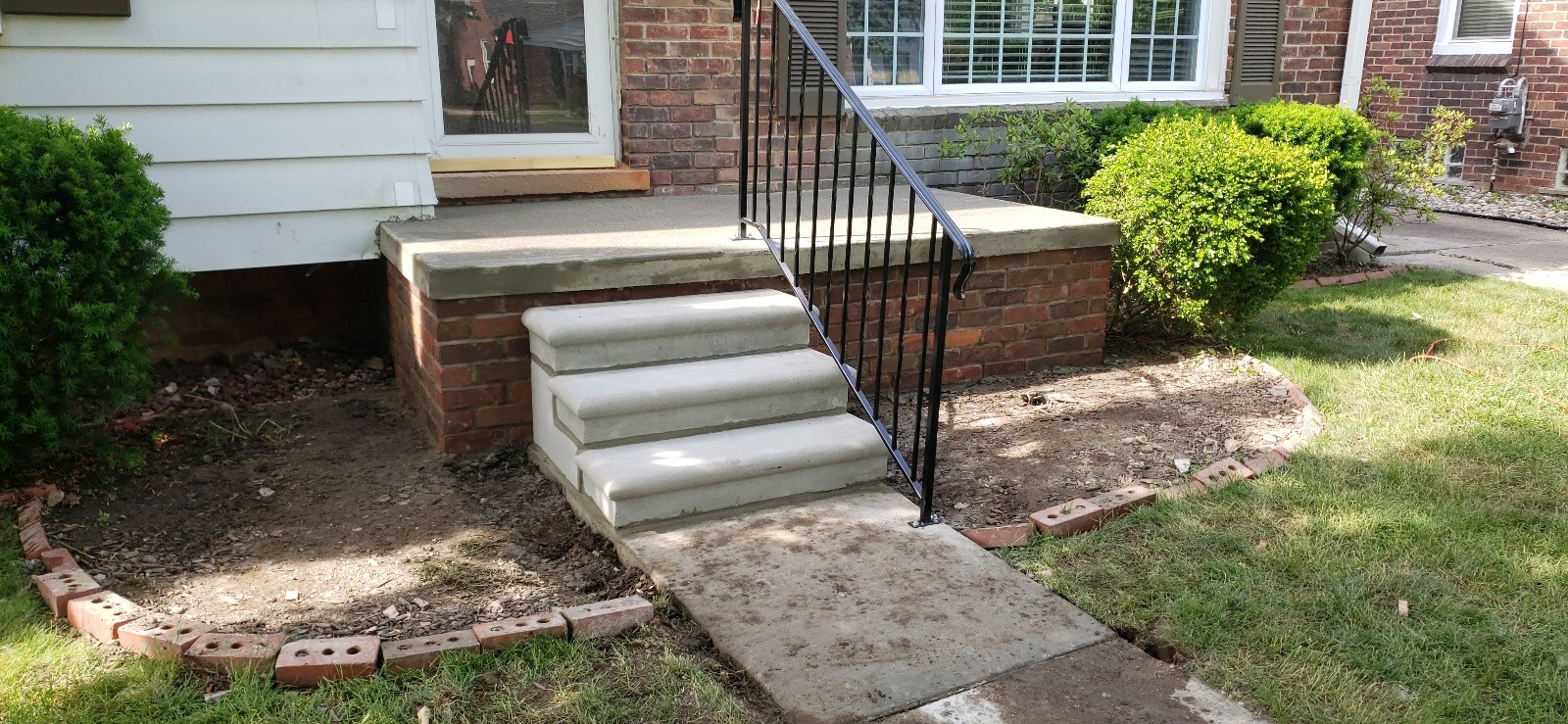 Brick Porch Repair Brick and Level Masonry Restoration